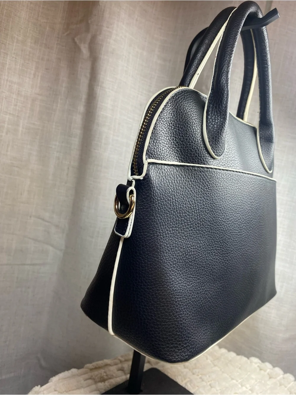 bebe classic satchel